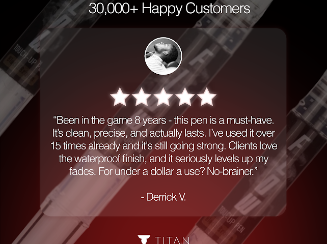 FLOW™ Hair Pen
- 30 uses